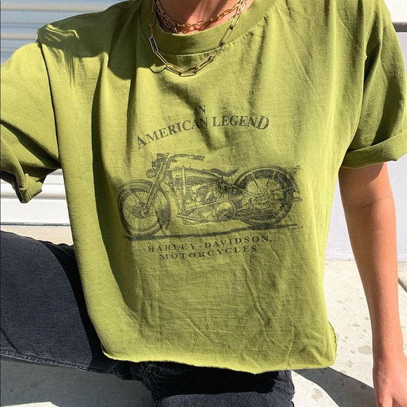 Brandy Melville Tops - Harley Davidson Graphic tee